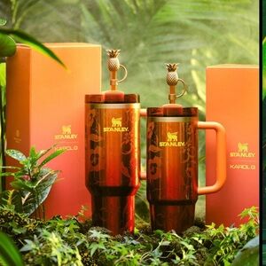 Karol G Stanley Metallic Orange Travel Mug